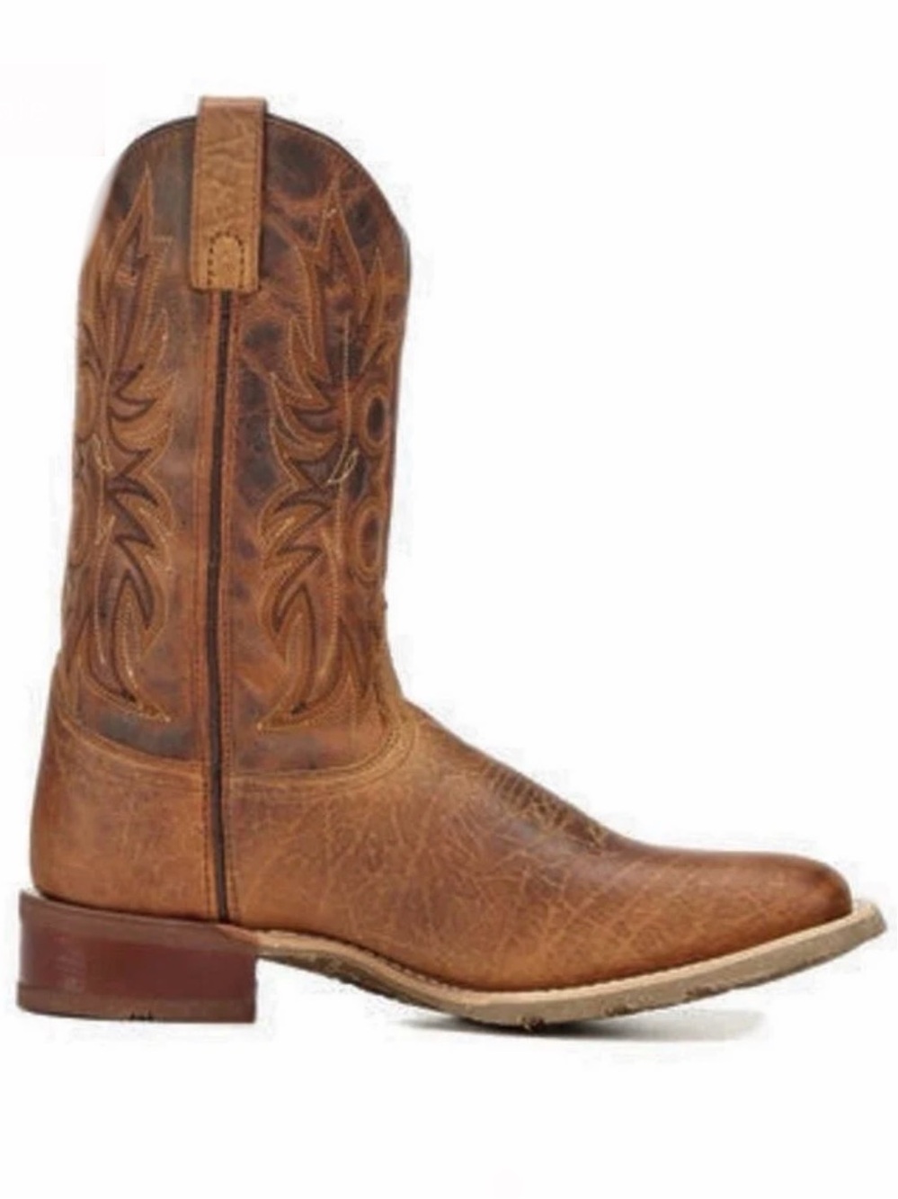 Laredo Men's Rancher Rust Stockman Square Toe Western Boots size 9D